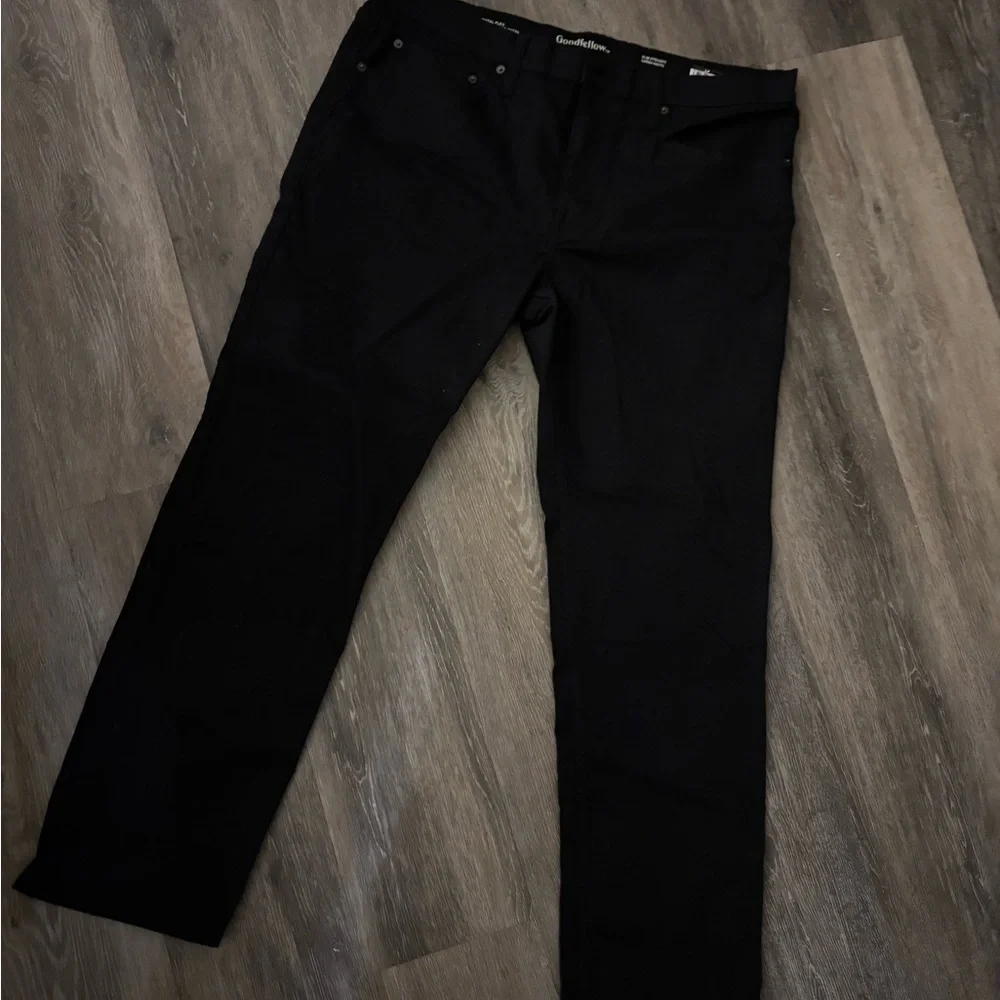 Goodfellow & Co Men's Black Total Flex Straight Fit Jeans Sz 38X30